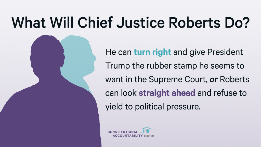 What Will Chief Justice John Roberts Do? graphic