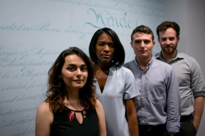Photo of CAC’s Summer 2019 Interns (from left to right: Madison Needham, Alexandra Butler, Josh Feinzig, Daniel Polonsky).